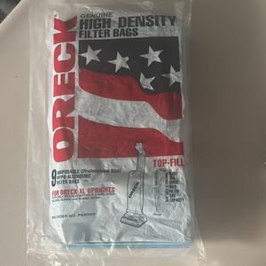 Oreck Commercial PK80009 Disposable Vacuum Bags XL Standard Filtration 9/Pack